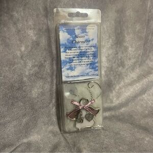 I Love You Sister Stained Glass Angel Suncatcher Ornament By Glassical Heirlooms